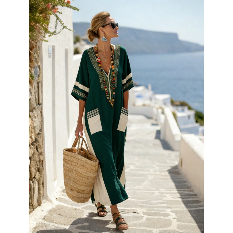 2025 Independent Station New Women's Animal Print Casual Dress