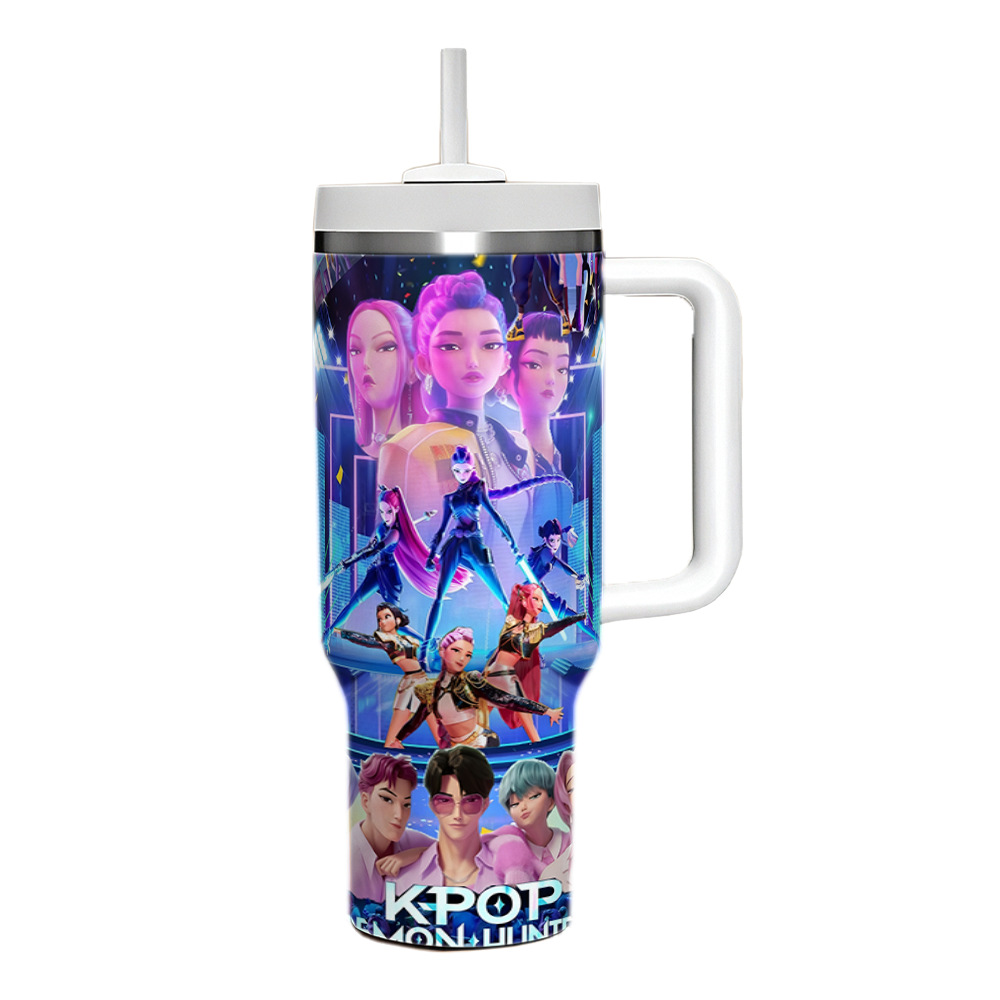 Car cup K-POP Huntrix 40oz Rumi Mira Zoey ice霸 cup