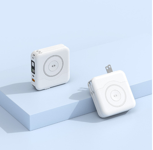 22.5W cable magnetic watch charging wireless fast charging 10000mAh power bank five-in-one with plug wall charger