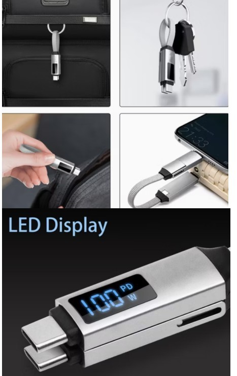 3-in-1 Magnetic Data and Charging Cable
