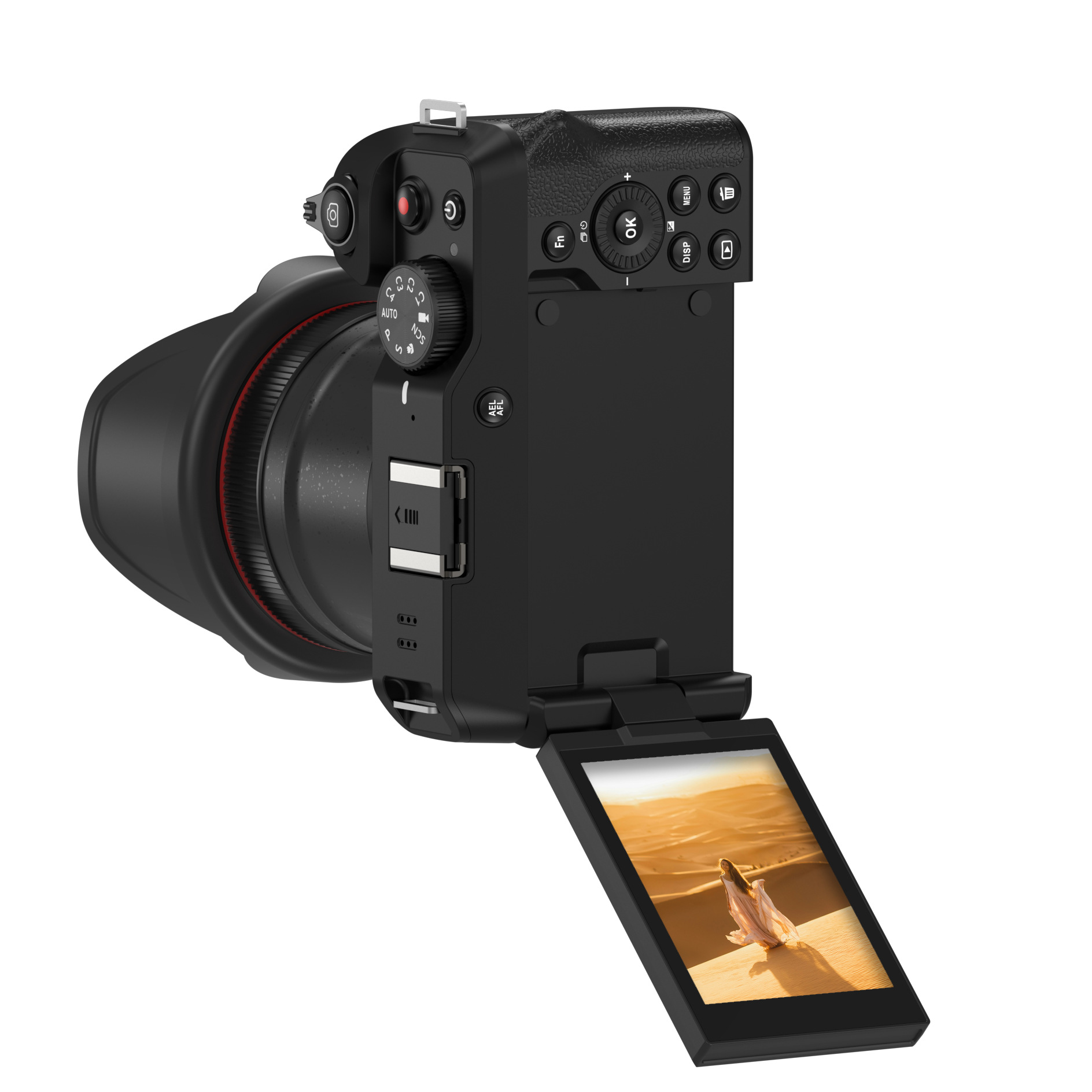 Camera G650 5K Optical Zoom Digital Camcorder 270° Side-Flip LCD Screen
