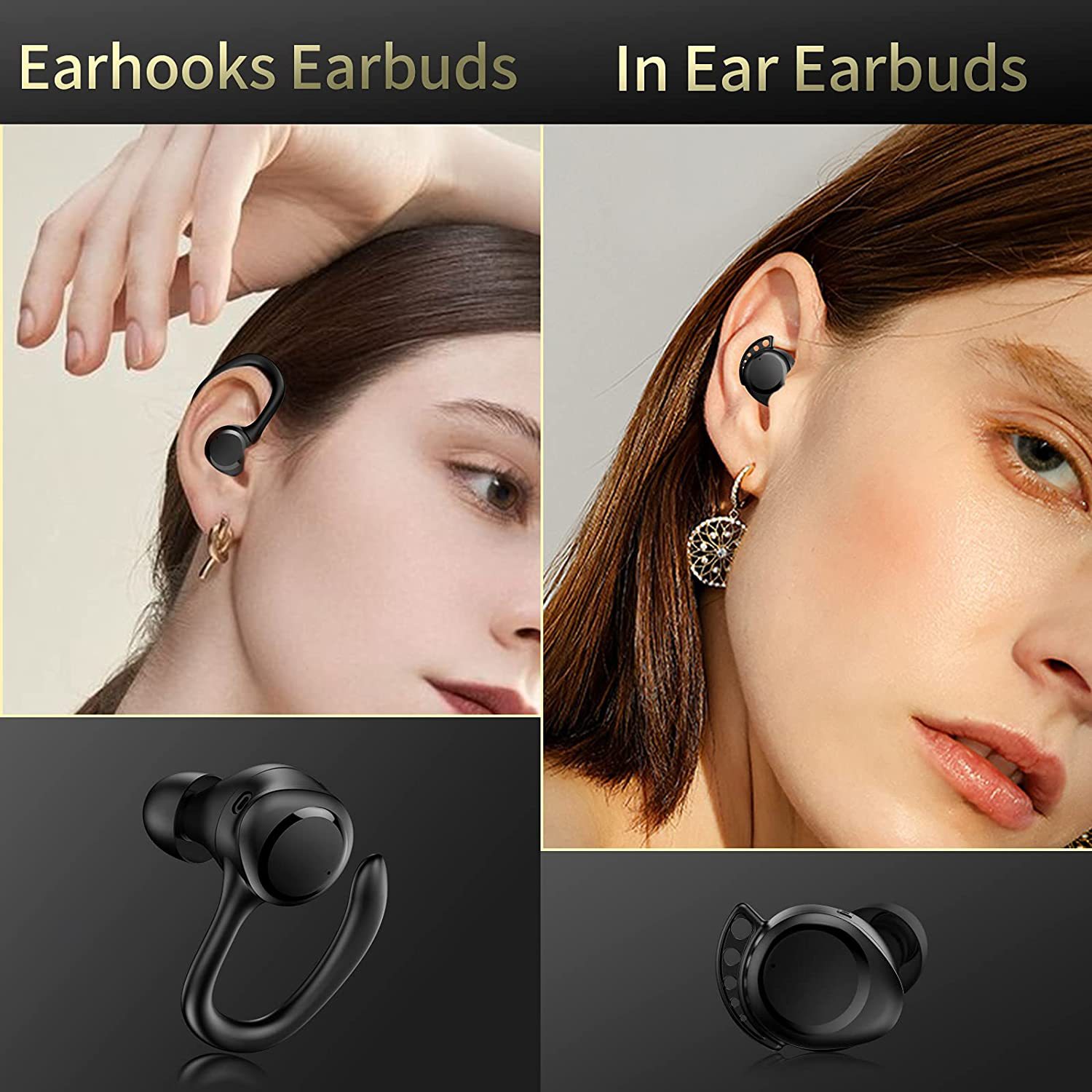 Open-Ear Headphones TWS Dual-Ear Wireless Sports ENC Call Noise Reduction Low Latency Bluetooth Headphones