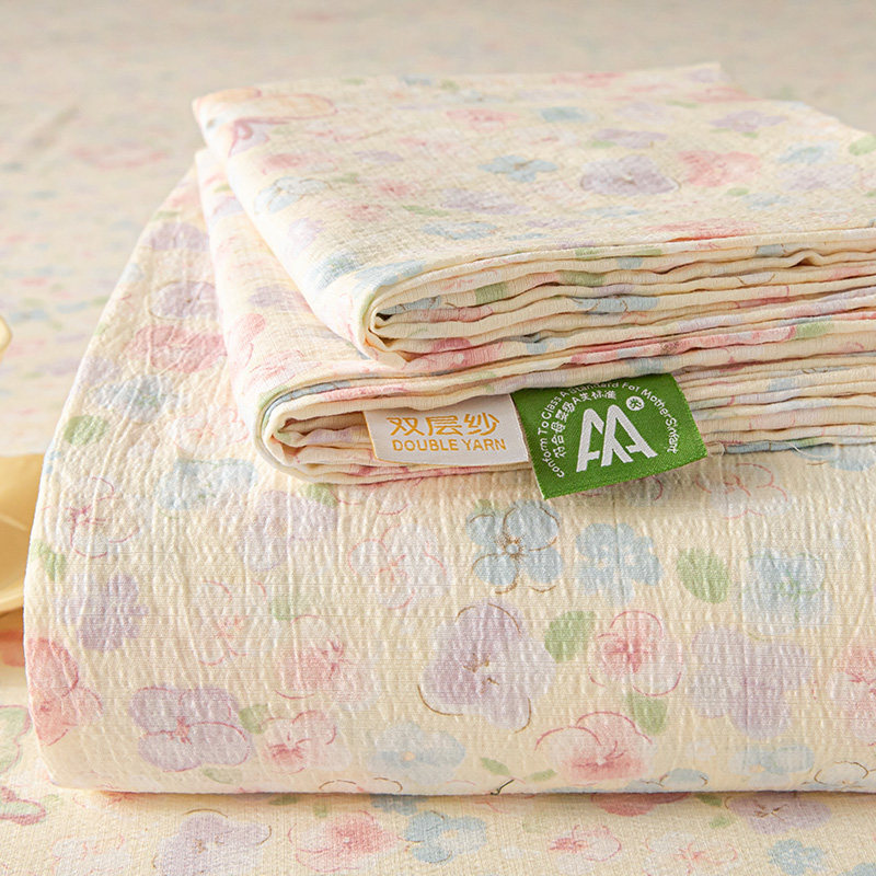 繁花蝶影【A类面料 孕婴可用】 · 0.9m床：120x230cm【单件床单】