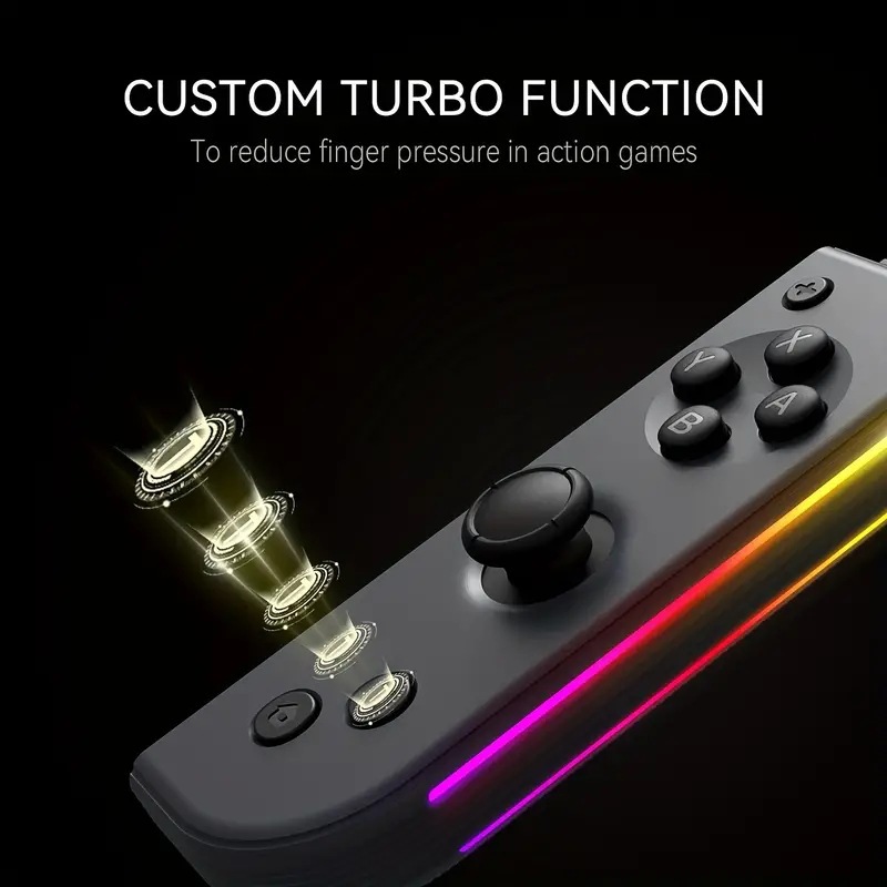 Switch left and right controller support one-key wake-up Bluetooth controller NS motion sensing vibration RGB lighting