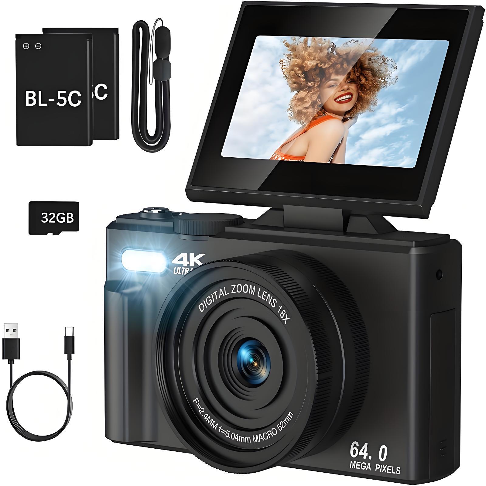 黑色4K【双电】+32G内存卡+读卡器