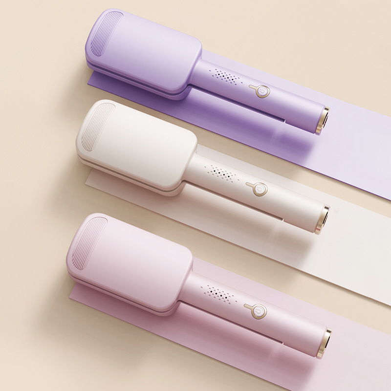 32mm Egg Roll Iron Deep V Curling Iron, Water Wave Big Curl Plate, Negative Ion Non-Damaging Big Curl