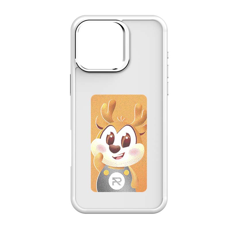 E-Ink Phone Case NFC Screen Projection Four Colors DIY for iPhone 13 to 17 PM Series Tagi Phone Case