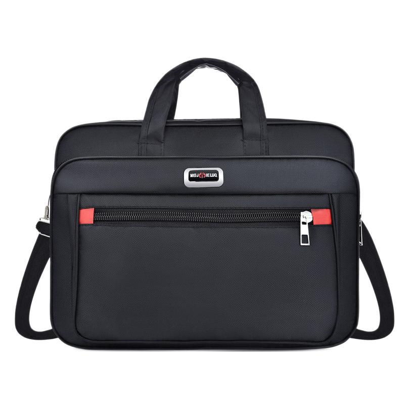Men's large capacity briefcase for business trips laptop bag手提旅行包商务包