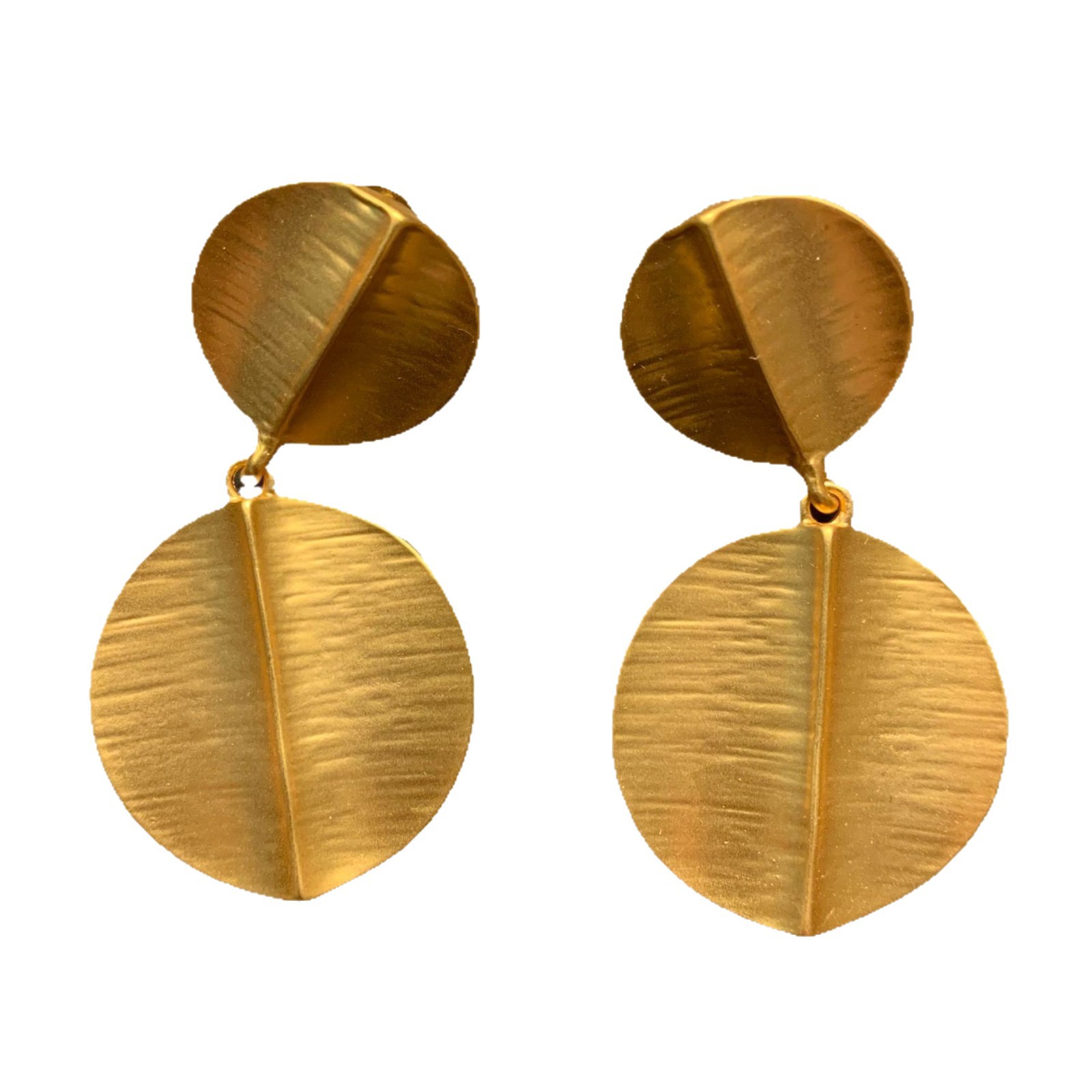 Qingdao [Minimalist Series] wind oval alloy earring accessories 2023 spring new