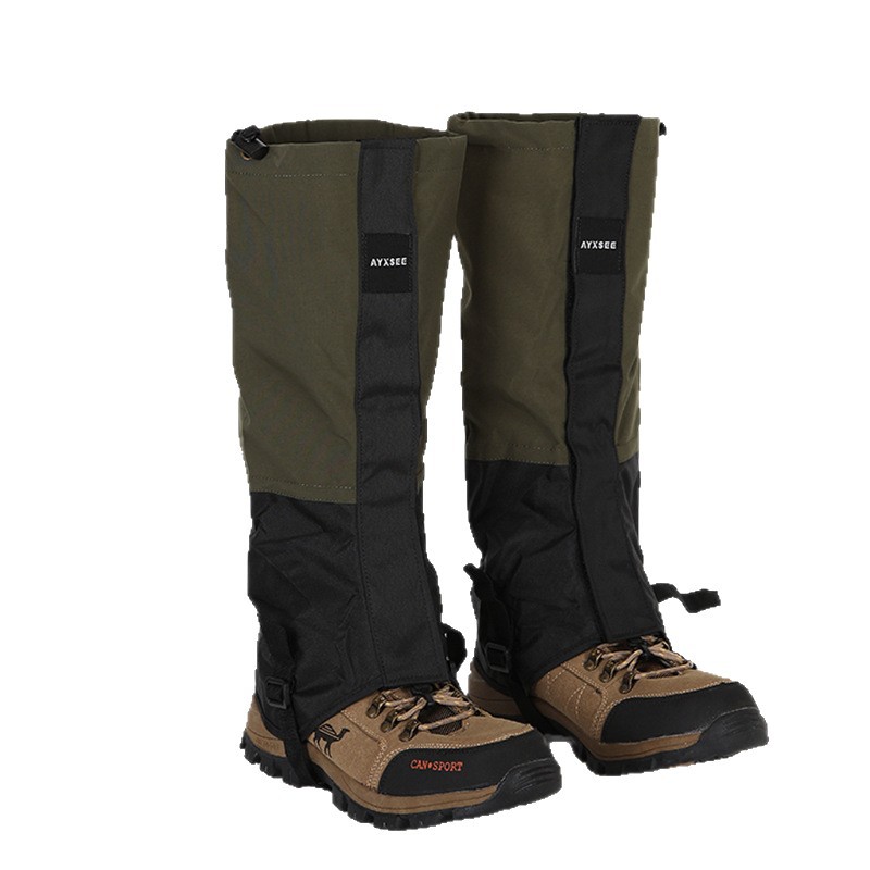 AYXSEE Outdoor Snow Gaiters Desert Sand-Proof Foot Covers Snow Town Anti-Snow Leg Gaiters Water-Repellent Mud-Proof Insect-Proof Hiking Gaiters