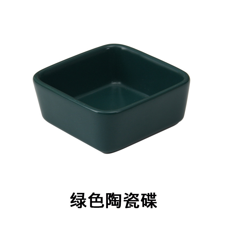 Bamboo fruit plate with compartments, snack nuts, small dishes, candy, KTV condiments, dessert ceramic dried fruit plate, divided box