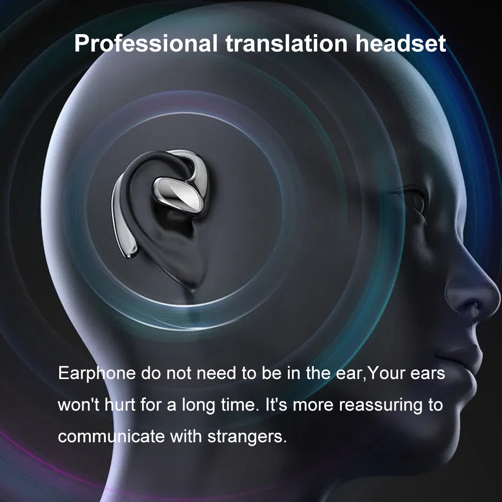 M8 Smart AI Translation S900 Bluetooth Headphones TIKTOK Real-time Simultaneous Interpretation Translation Headphones