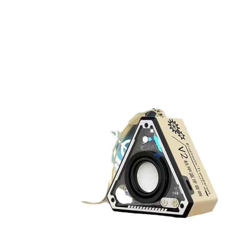 V2 Mecha Bluetooth Speaker Subwoofer Wireless High Sound Quality Mini Portable Outdoor Compact Stereo