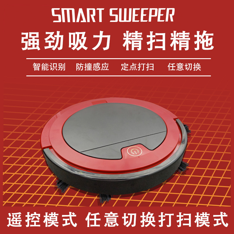Fully Automatic Sweeping Robot New Sweep Suction Mop Integrated Wireless Remote Control Large Suction Planning Route One-Key Start