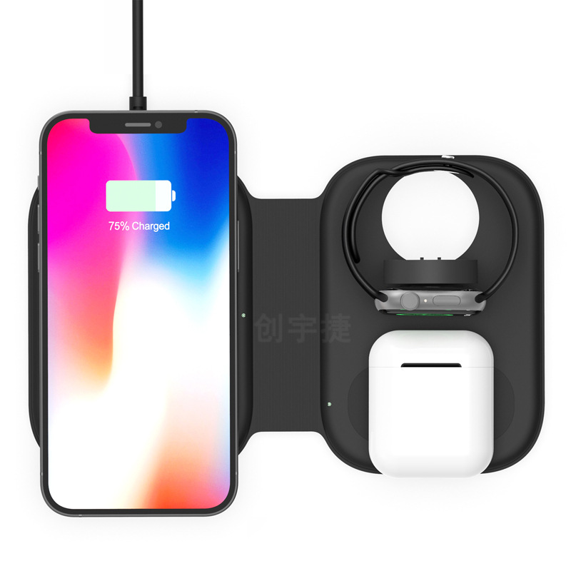 F20 3-in-1 Wireless Charger for Apple Watch Earphone Phone Magsafe Fast Charging Smart Fast Charge