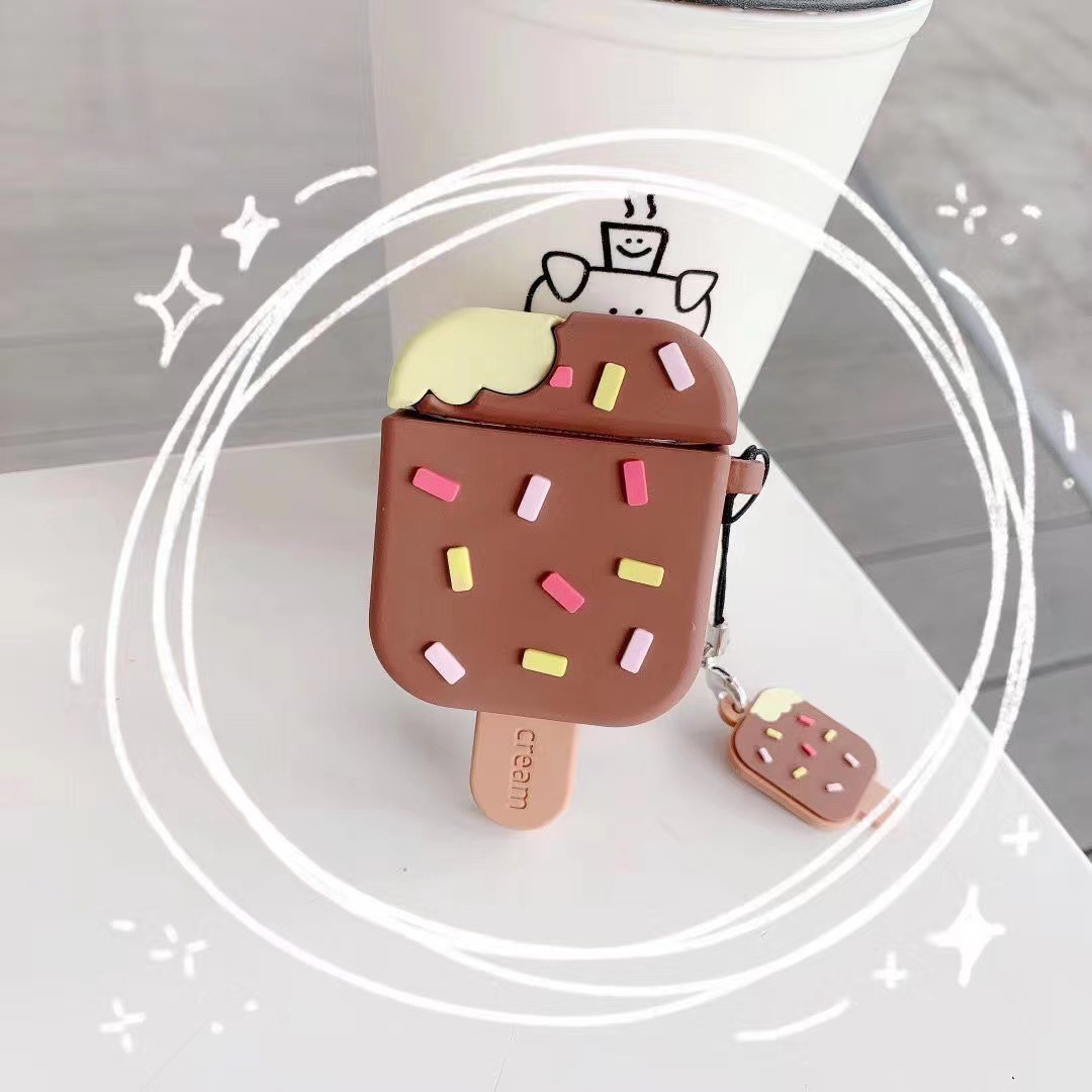 089雪糕棕 · airpods 1/2代