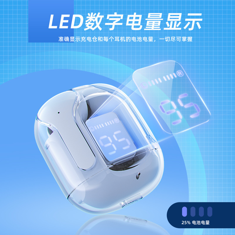 air31 Wireless Transparent First Generation Bluetooth Headphones Transparent Second Generation Headphones Hk3 Bluetooth Headphones air39