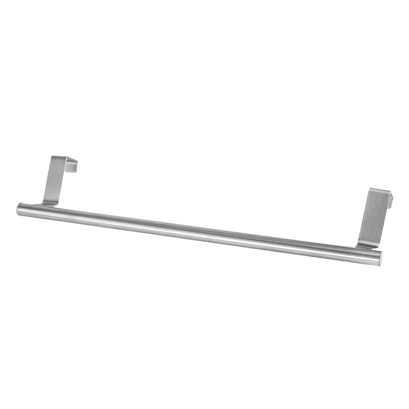 No-drill Towel Rack Behind Door Bathroom Single Bar Towel Rod Towel Rack Cabinet Door Frame Hanger Storage Rack