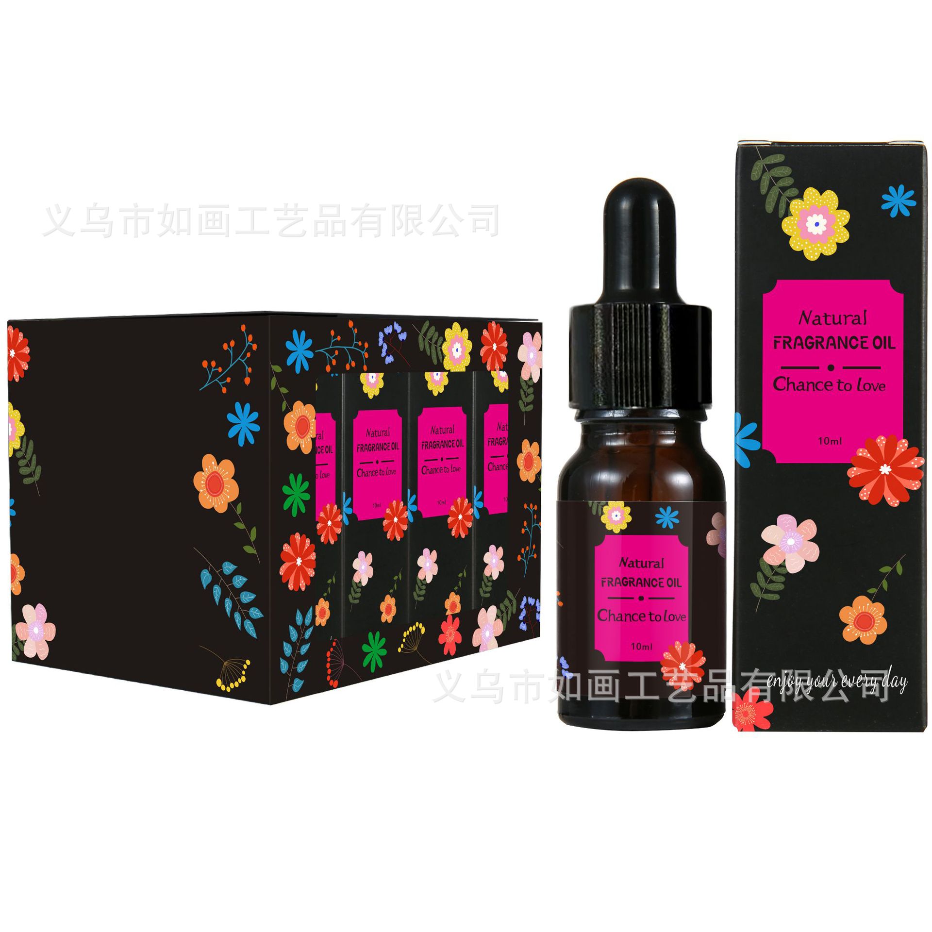 Dropper Aromatherapy Essential Oil 24 Scents Bedroom Humidifier Aroma Stone Fragrance Frankincense Rose Lemon Plant Essential Oil