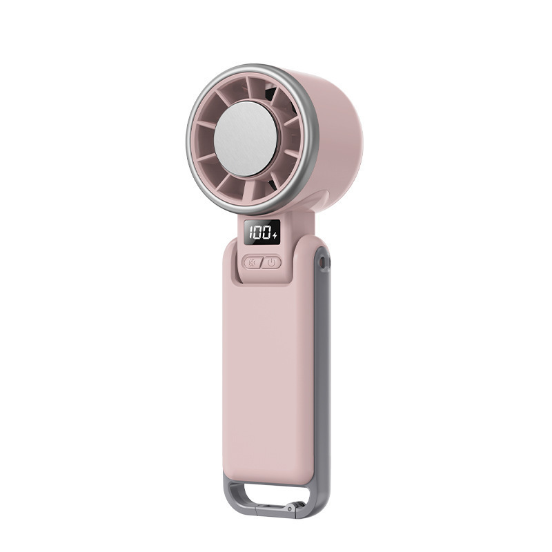 N612 Handheld High Speed Small Fan USB Charging New Ice Compress Foldable Handheld Turbo Electric Fan