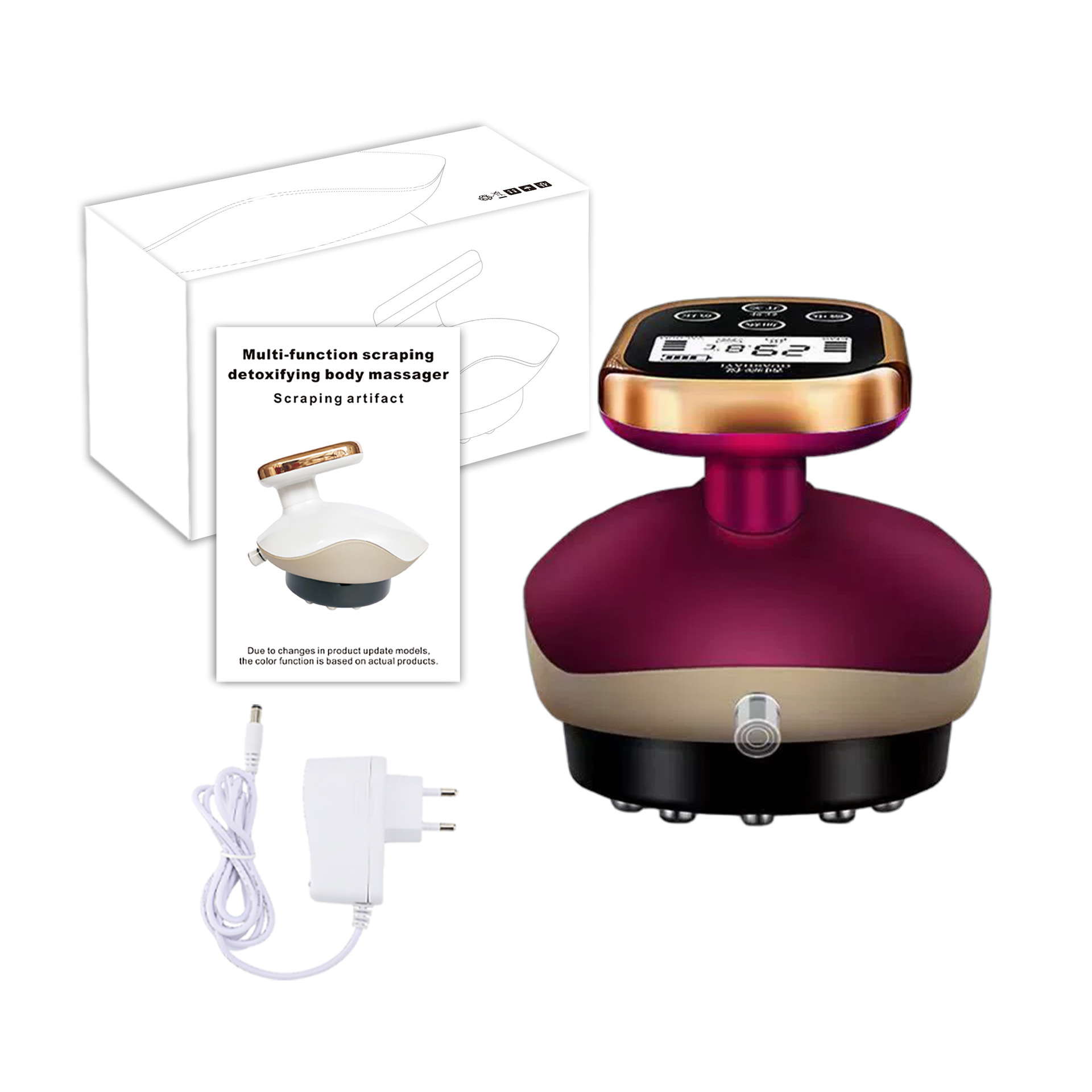 Electric Gua Sha Device Household Acupoint Meridian Dredging Back Cupping Suction Sha Whole Body Massage Portable