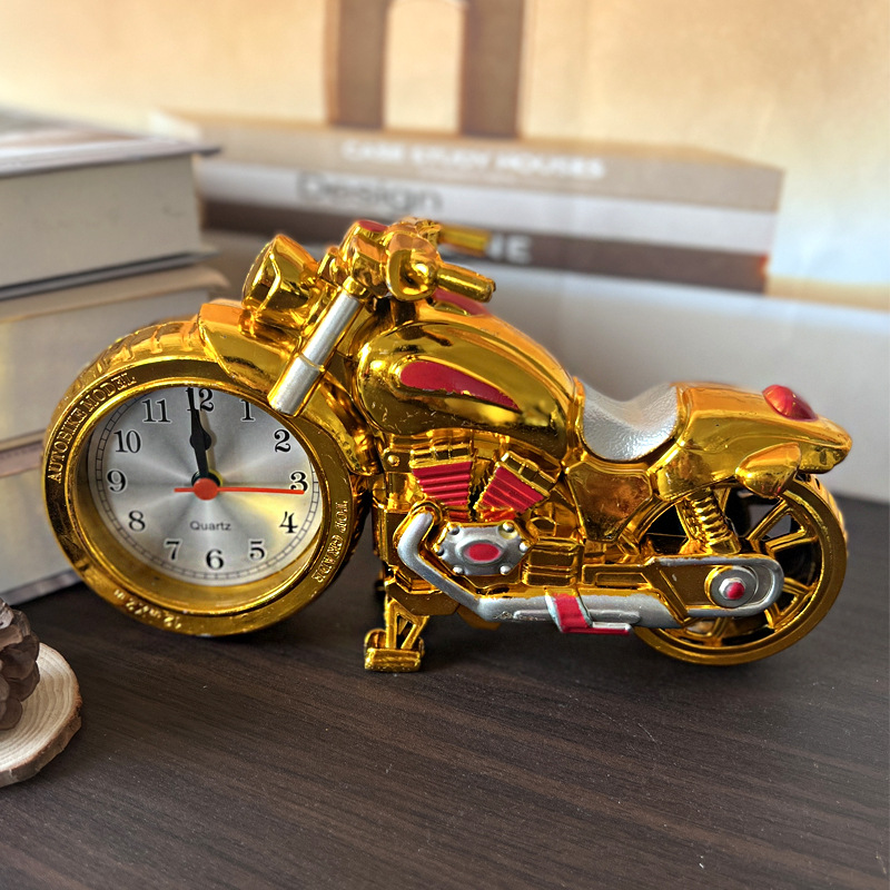 V1312-6 CH555 Series Six Vintage Car Alarm Clock Nostalgic Digital Pointer Plastic Desk Clock