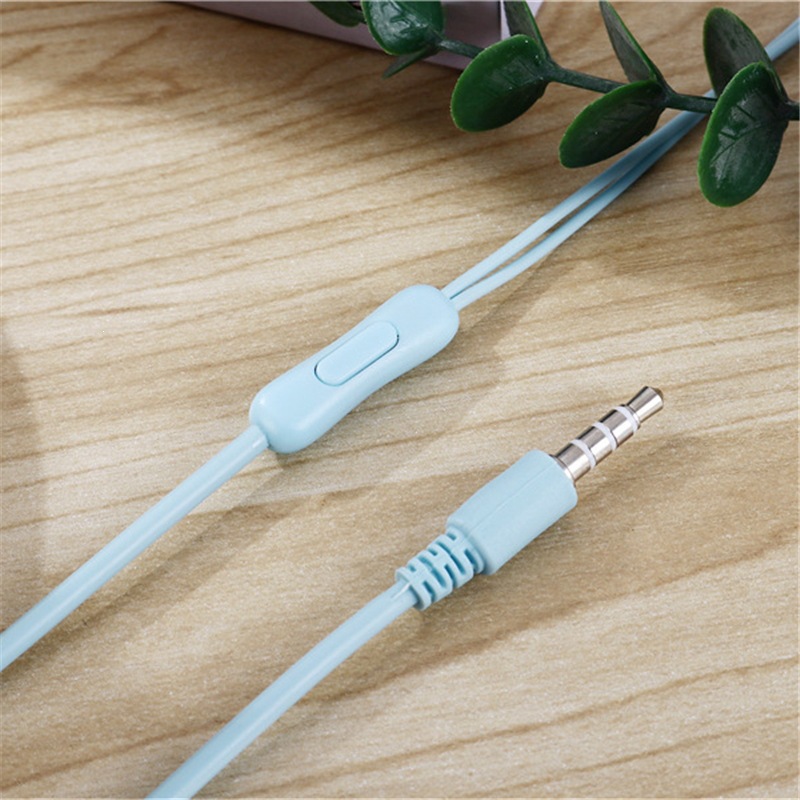 Hot U88 Macaron Color Wired Phone Earbuds In-Ear U19 Music Student Earbuds 3.5
