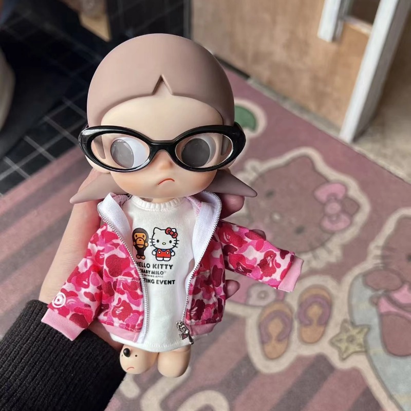 Gazi Sister zsiga Ape BAPE jacket 'Yearning Place' doll clothes handmade outfit change cute camouflage pink