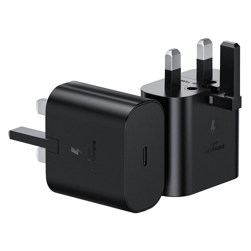 PD25W UK standard fast charging for S20/21 note10 charging head Samsung charger UKCA certified