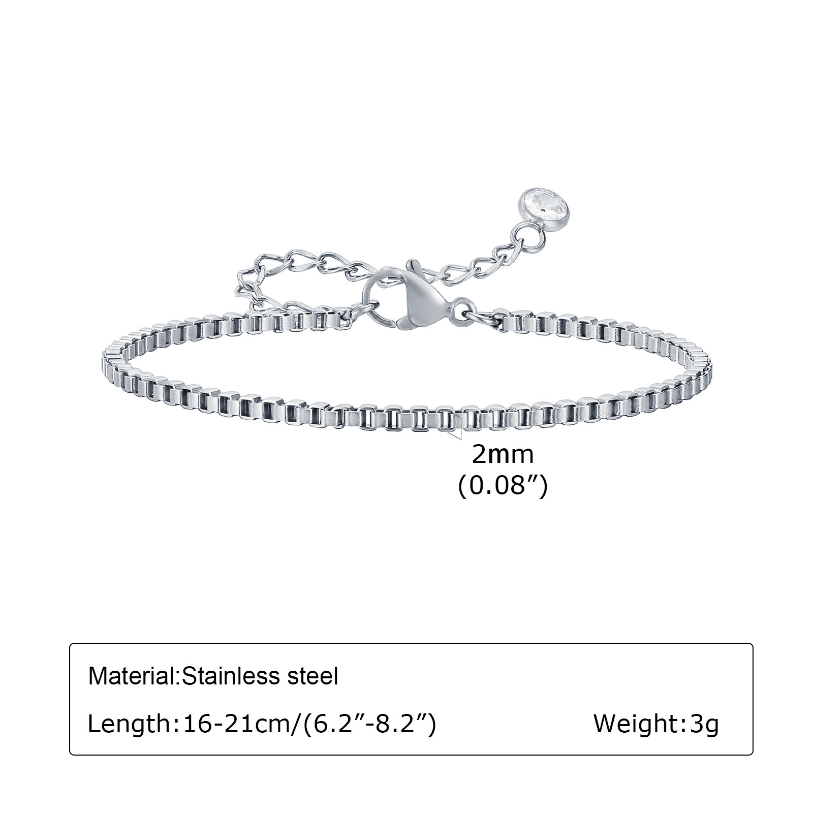 Women's Snake Bone Chain Hemp Rope Chain Simple Hand Jewelry Daily Layered Bracelet Huanmu Accessories