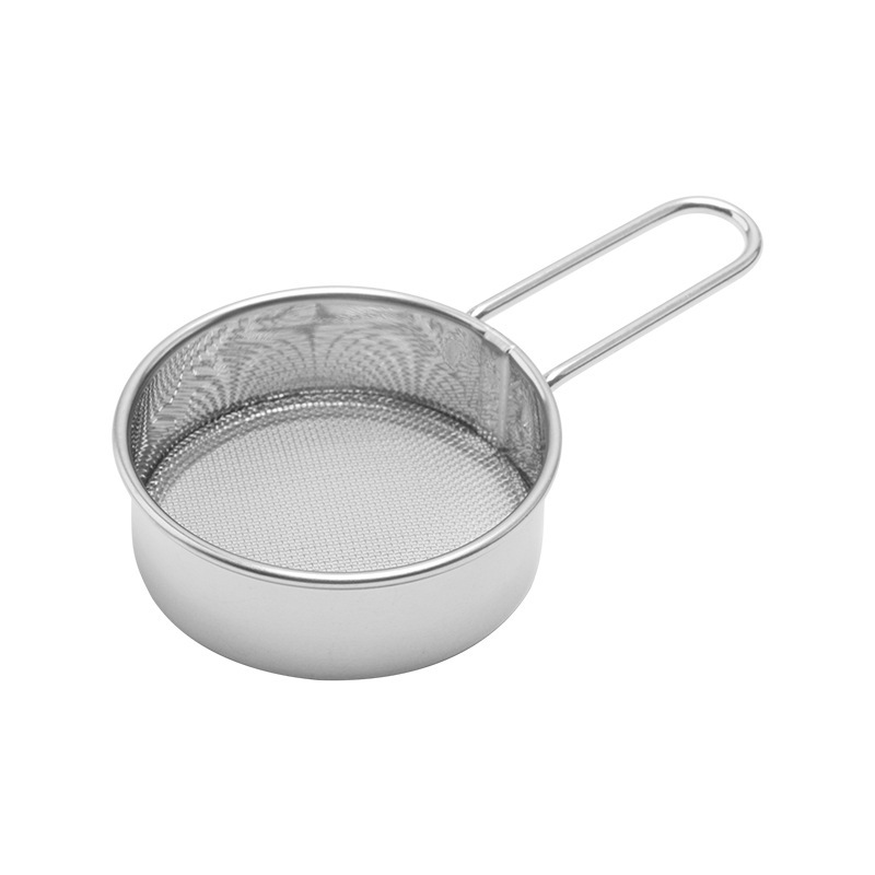 304 Stainless Steel Flour Sifter Household Ultra-fine Powder Filter Sieve Baking Handheld Icing Sugar Sieve Kitchen Tool