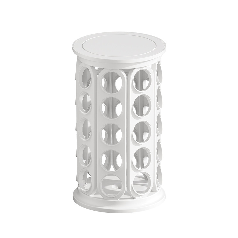 KCUP 40-count coffee capsule storage round large capacity 360-degree rotatable rack minimalist storage rack