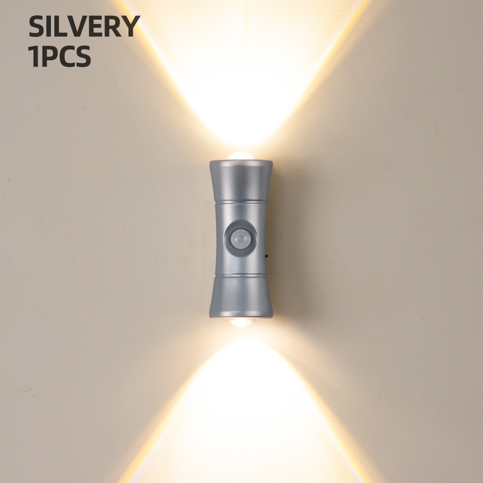 LED No Drilling No Wiring Magnetic Human Body Induction Wall Light Charging Bedroom Bedside Atmosphere Night Light