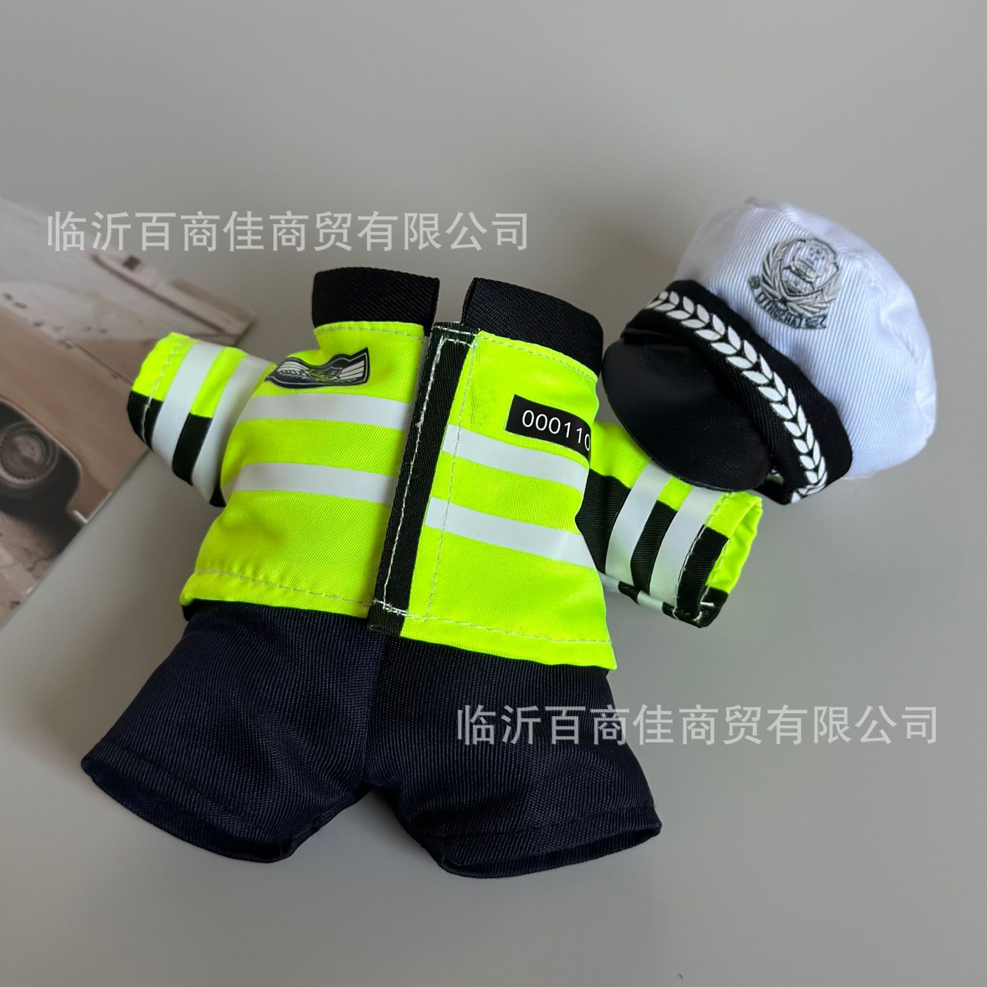 Police clothes plush traffic police bear toy uniform police officer clothes teddy bear clothes accessories gift toy doll clothes