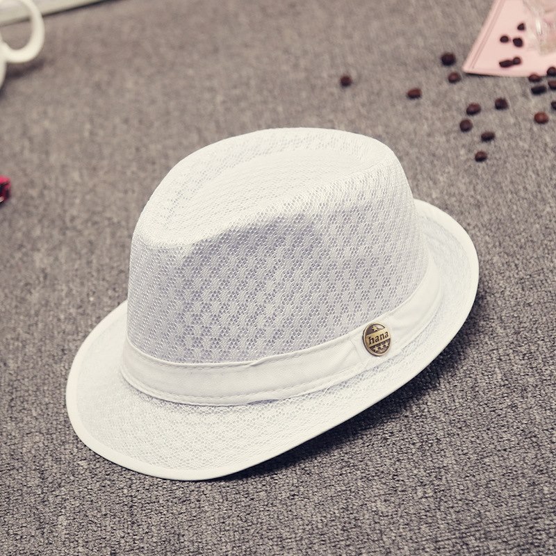 Hat 2022 Summer Men and Women Can Wear Outdoor Sun Protection Sun Hat Mesh Small Fedora