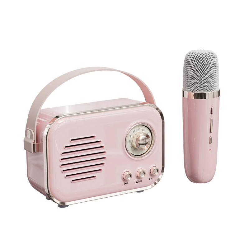 C20 Wireless Microphone Speaker All-in-One Wireless Bluetooth National K Song Children Singing Home Speaker
