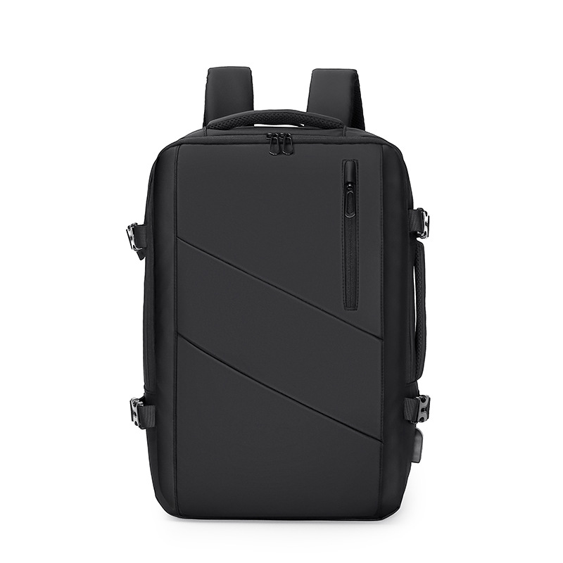 Backpack men's business backpack expandable large capacity travel luggage bag 16.1-inch laptop bag