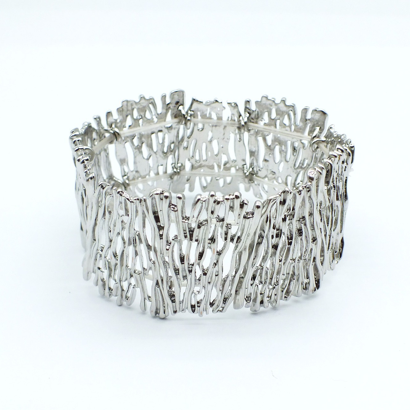 B622 Accessories Silver Plated Elastic Bracelet Alloy Jewelry Accessories