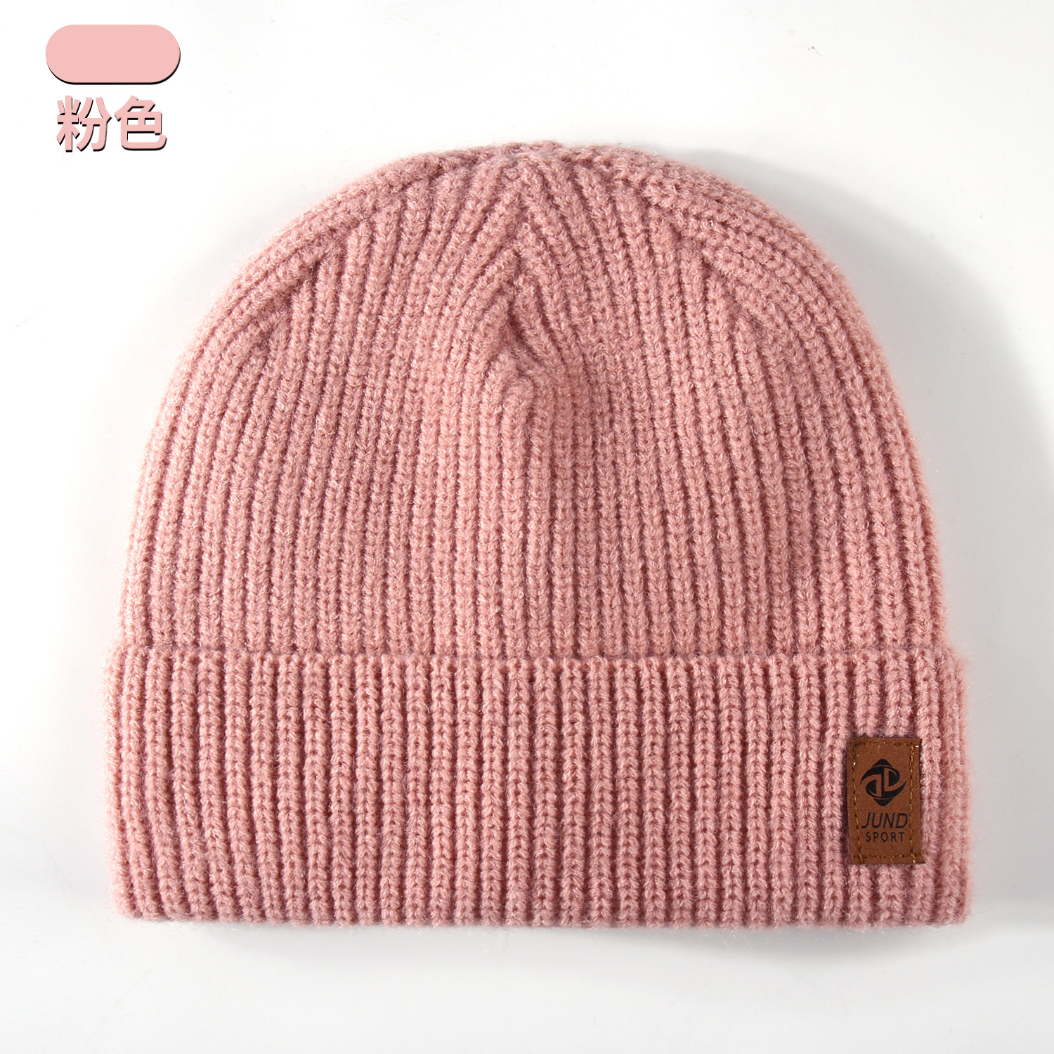 Knitted Hat Winter Men and Women New Double-Layer Thick Knit Hat Casual Outdoor Earflap Wool Hat