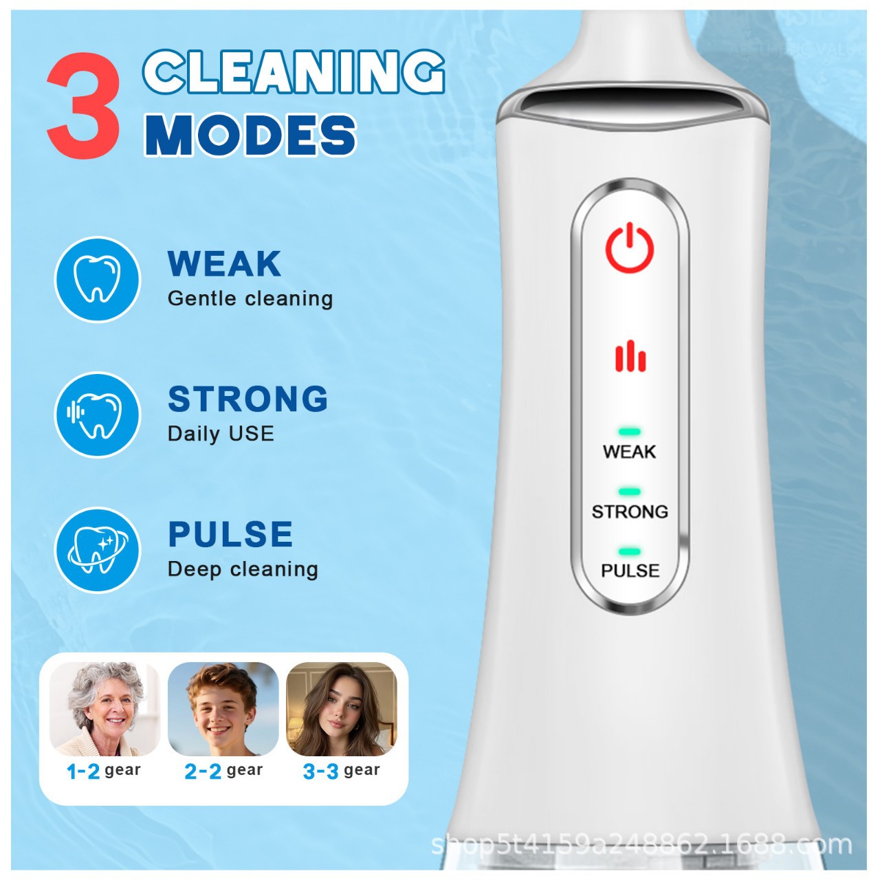 Electric toothbrush water flosser teeth cleaning machine teeth cleaning device residual between teeth dental floss oral teeth whitening device