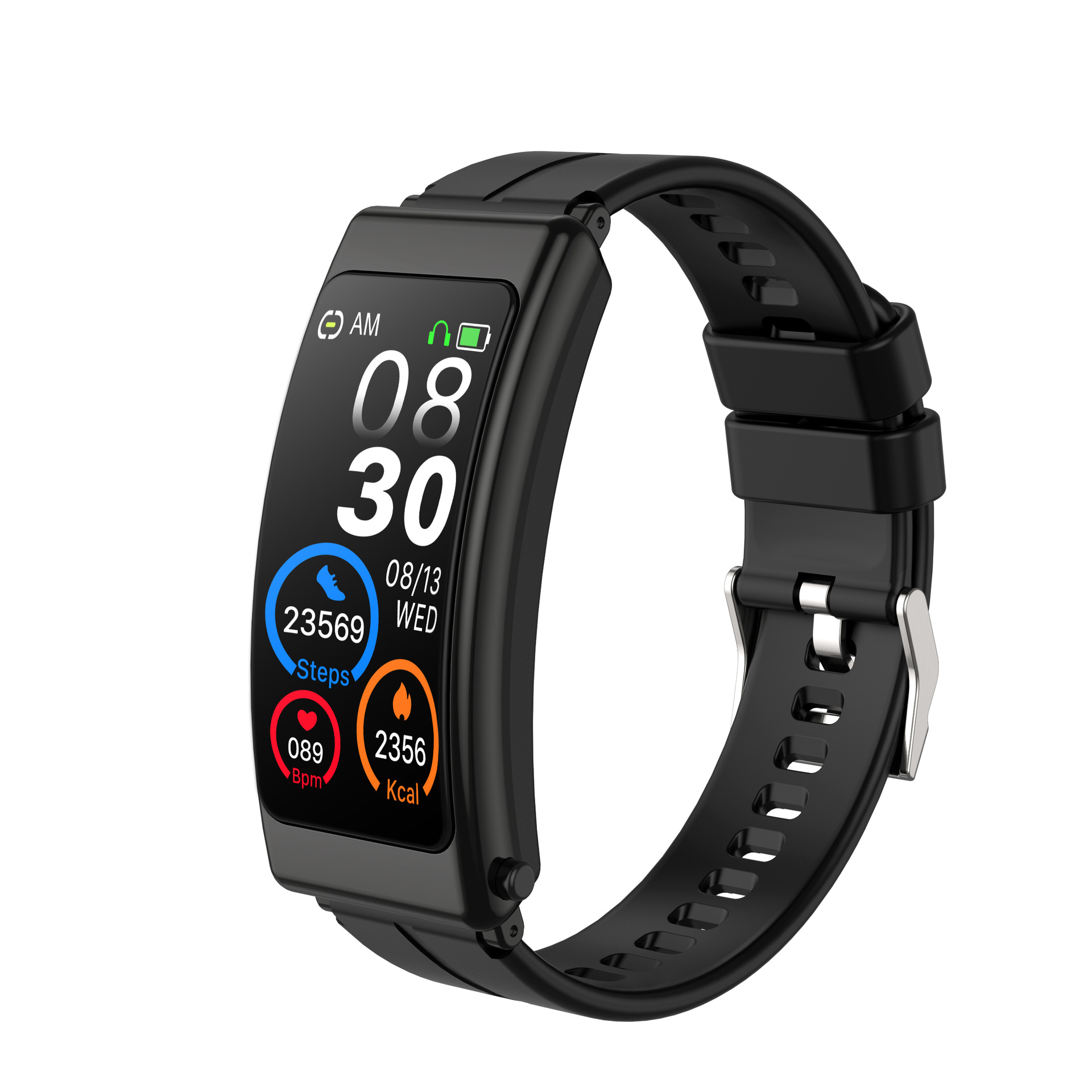 New K13 Earbuds Smart Bracelet 2-in-1 Touch Waterproof Bluetooth Earbuds Music Pedometer Heart Rate Blood Oxygen