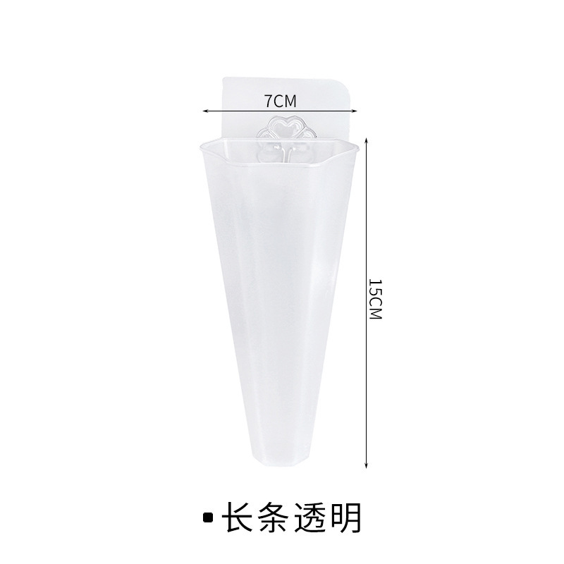 Hydroponic Wall-Mounted Flower Pot Wall Hanging Vase Lazy Man Plastic Wall Hanging Green Ivy Hanging Storage No-Drill