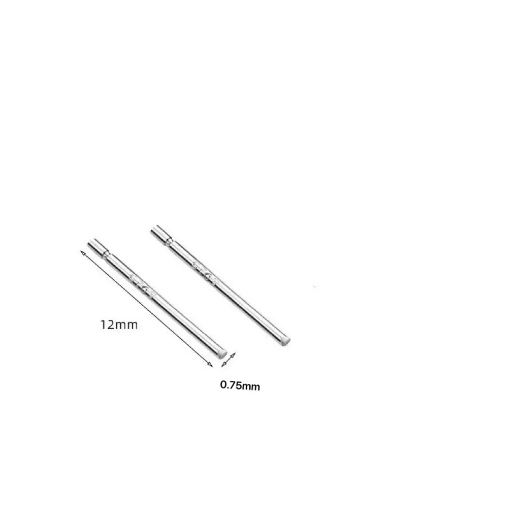 S925 solid sterling silver earring needles women's ear hole ear stick ear rod silver needles DIY plain silver earring accessories jewelry