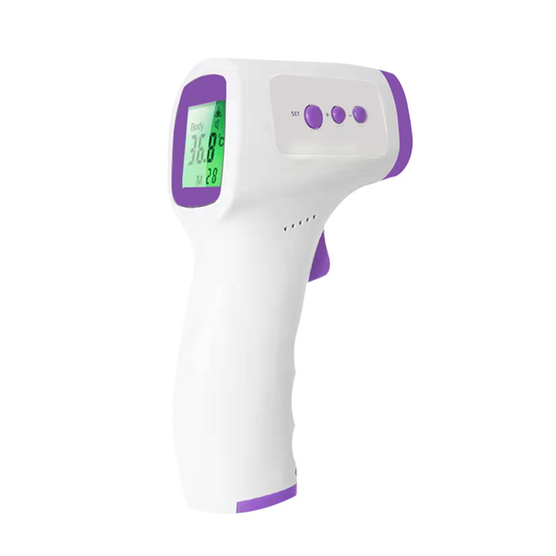 English Non-Contact Infrared Forehead Thermometer Home Portable Handheld Forehead Temperature Gun Thermometer