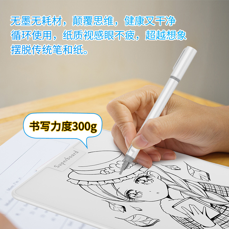 Superboard Electric Local Erase Electronic Whiteboard LCD Handwriting Board Writing 12/15 Inch Electric Erase