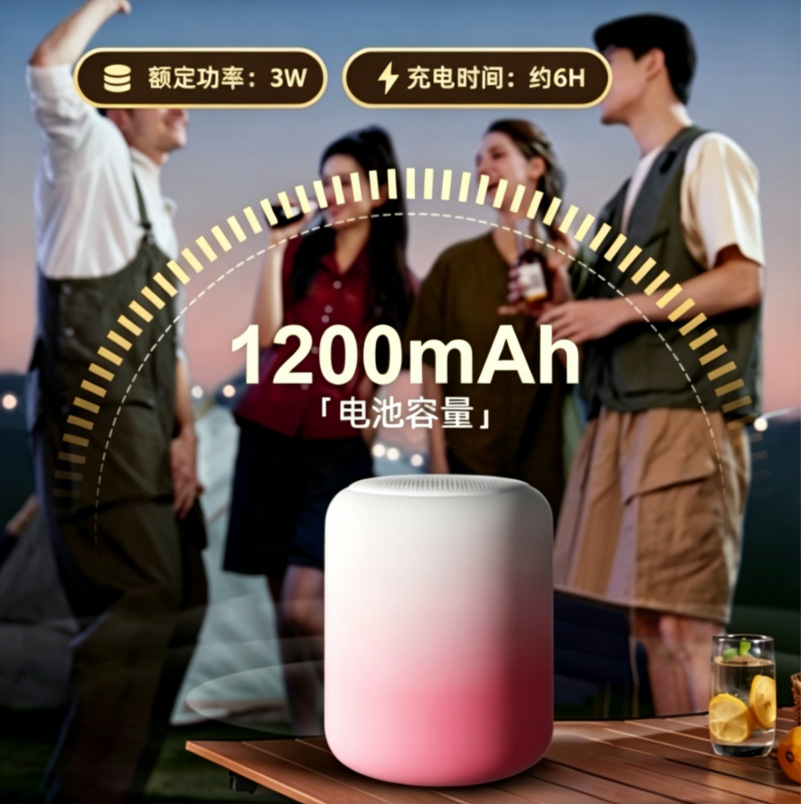 New Home Large Volume Wireless Bluetooth Audio Waterproof Subwoofer Desktop Small Speaker