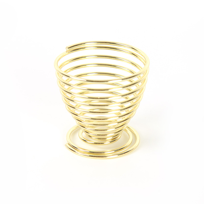 304 Stainless Steel Spring Egg Opener Egg Holder Set Elastic Egg Cracker Household Egg Opener