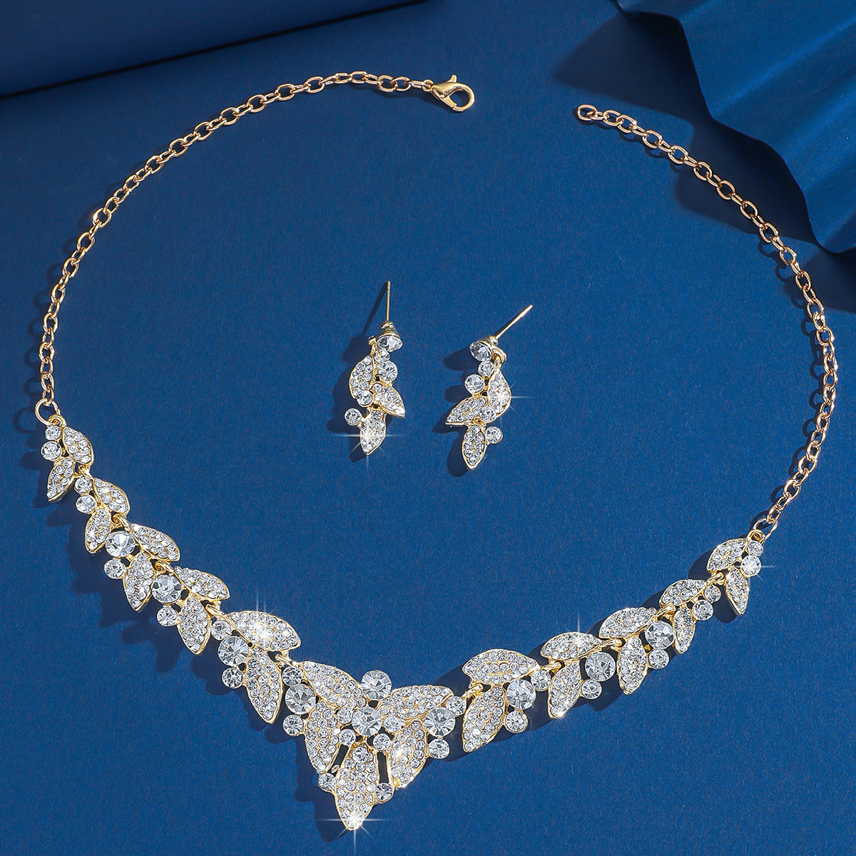 Collection】 Elegant Jewelry Set Bride Wedding Evening Dress Party Accessories