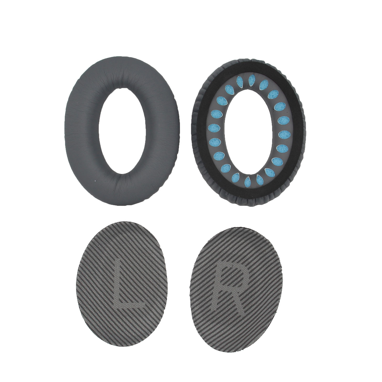 QC35深灰色耳套+深灰色LR垫棉