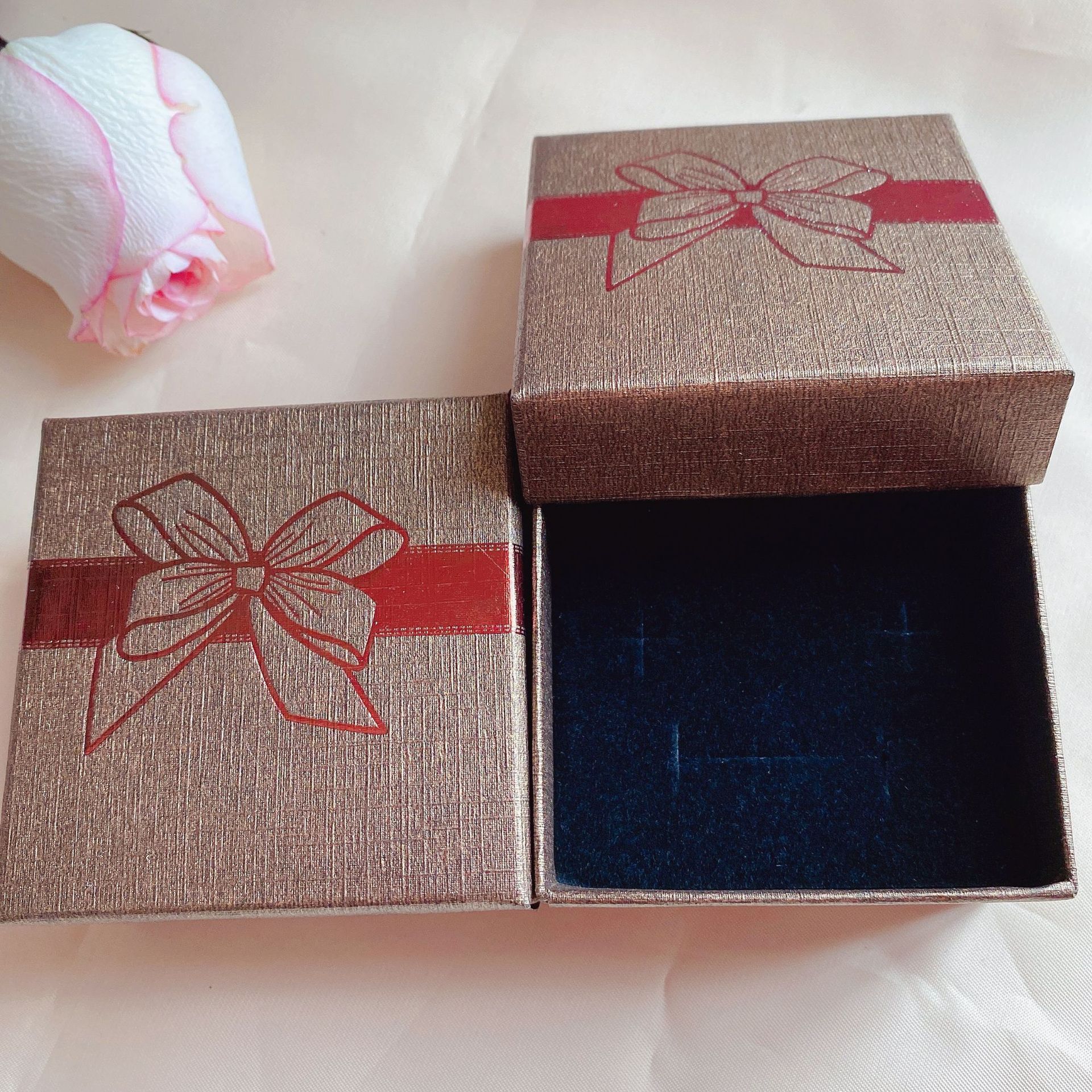 Pearl bracelet necklace box velvet box jewelry birthday gift gift box